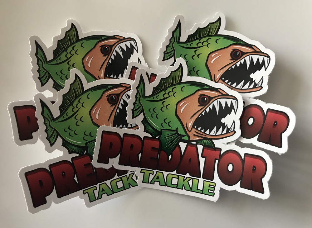 Predator Tackle Stickers